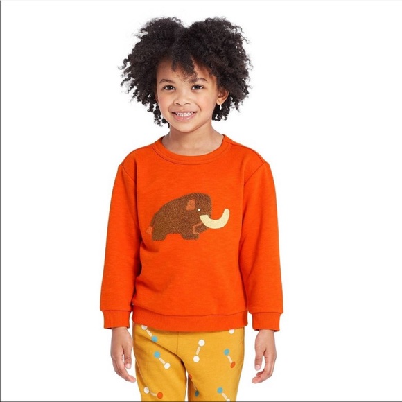 Toddler Woolly Mammoth Embroidered Sweatshirt - Picture 4 of 6